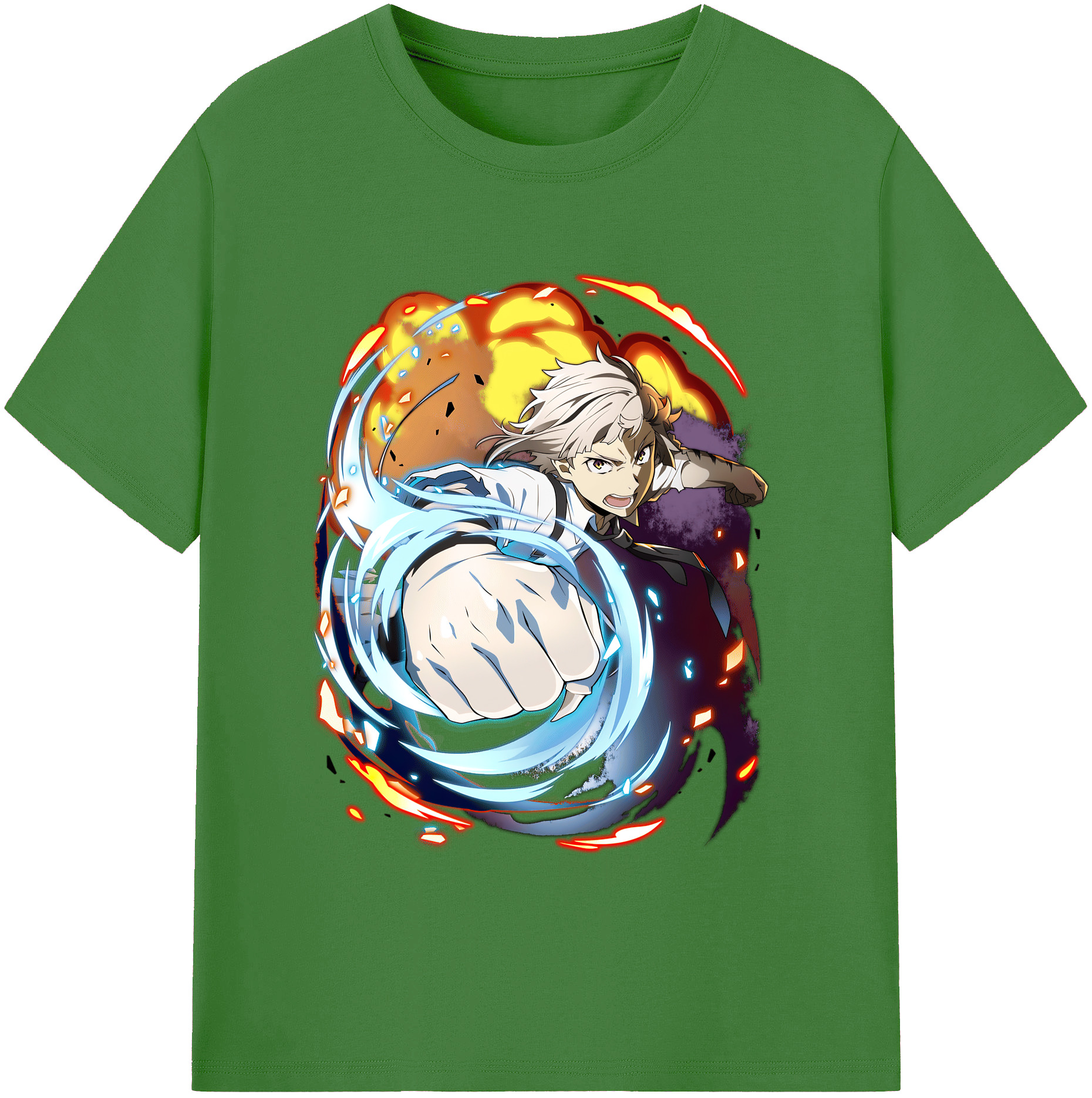 （画像用） 文豪ストレイドッグス Bungo Stray Dogs レディースカジュアルプリントTシャツ（綿100％）